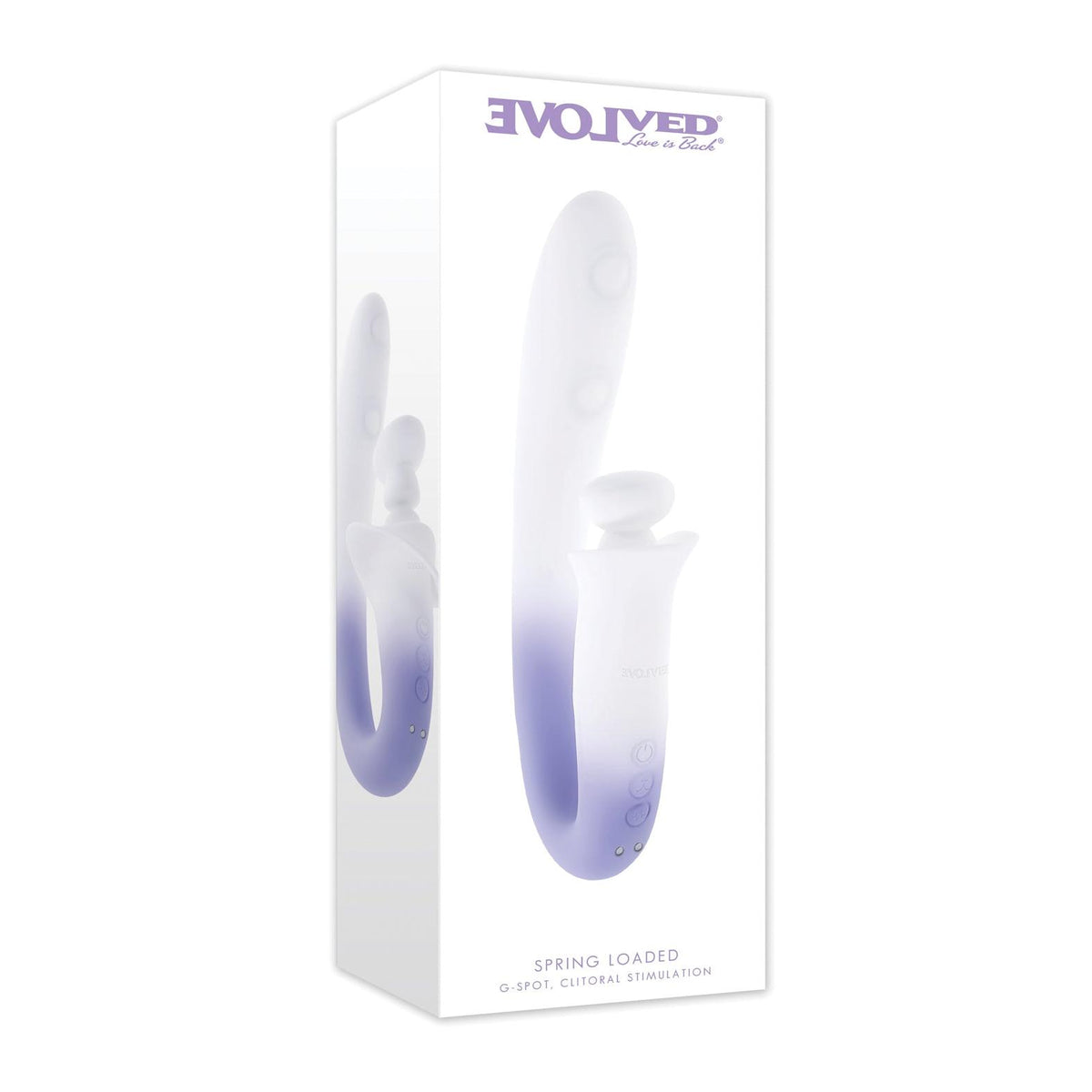 Evolved Spring Loaded Multi-Tapping Vibrator in Lilac