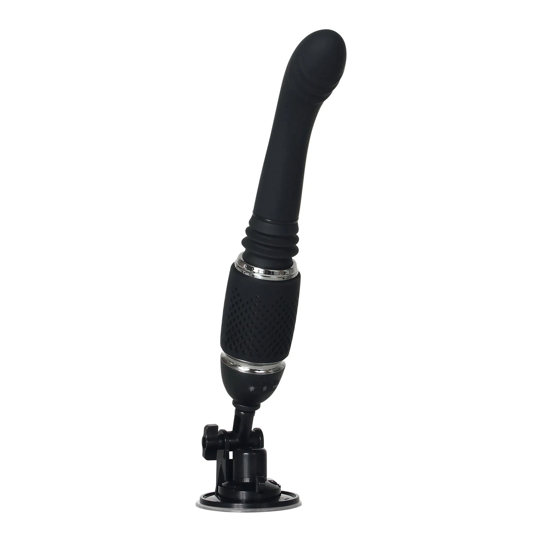 Thrust & Go Vibrator with 2 Silicone Shaft Attachments