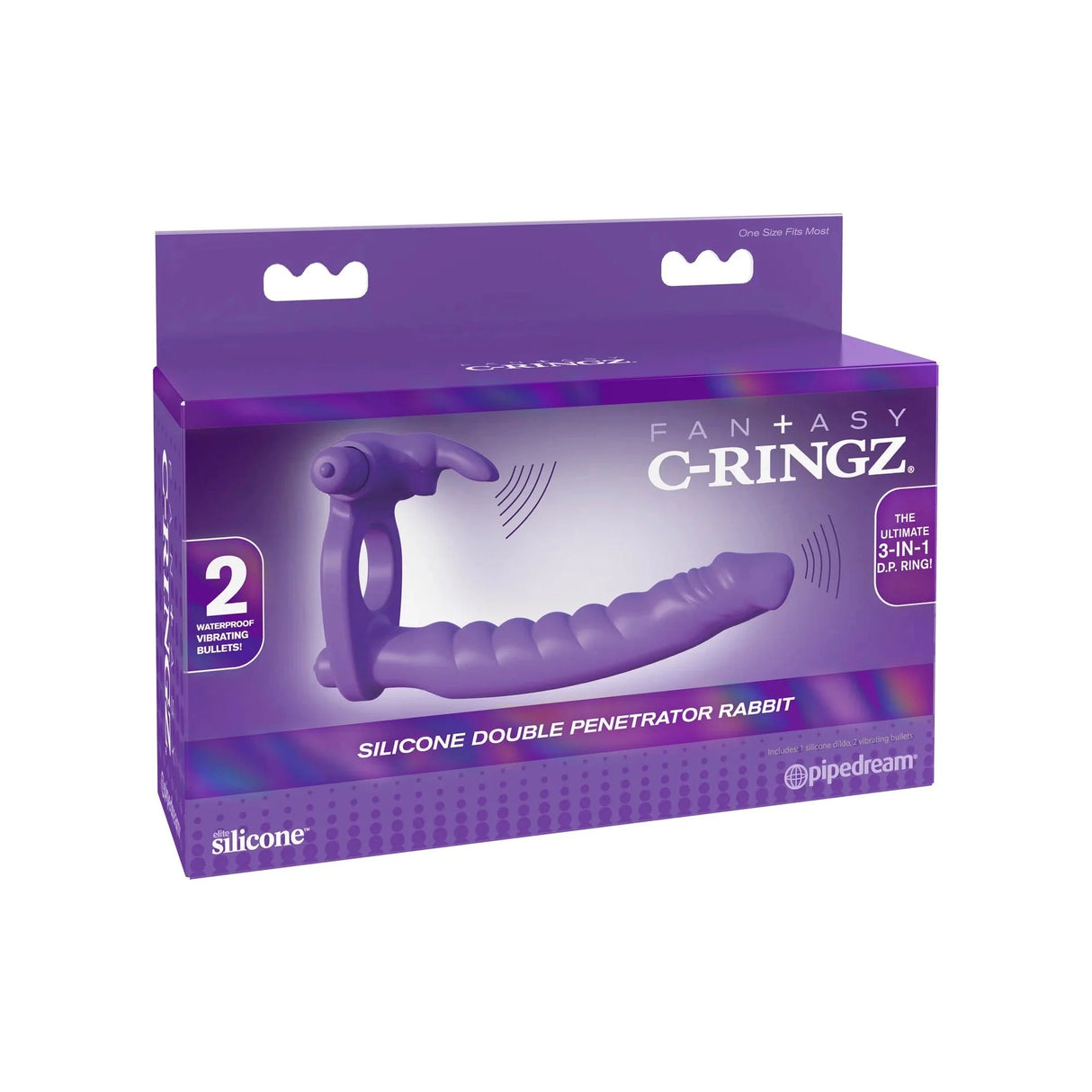 Fantasy C-ringz Silicone DP Cock Ring