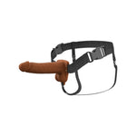 Fantasy X-Tensions Elite 7" Vibrating Hollow Strap-On - Brown