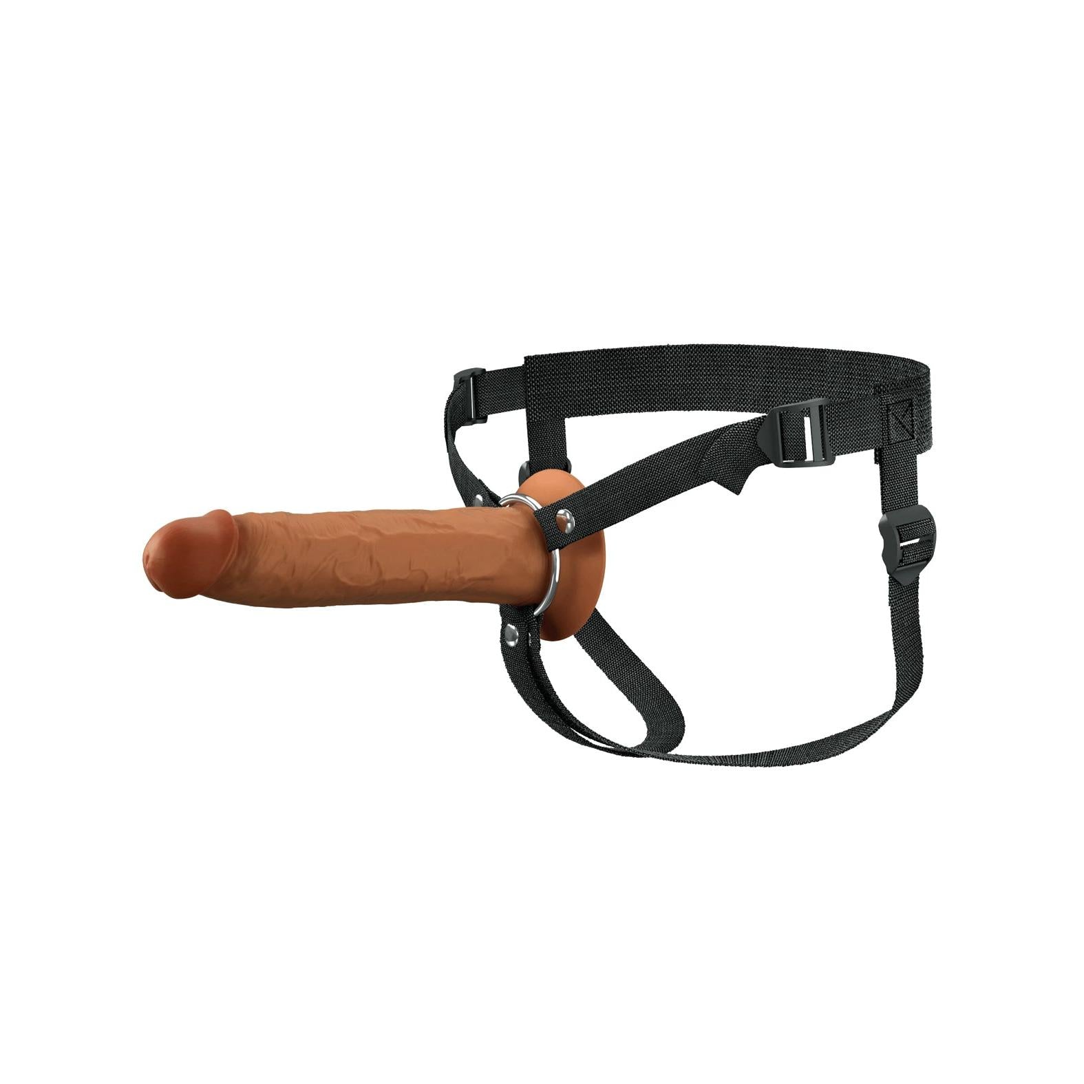 Fantasy X-tensions Elite 9 Inch Hollow Strap-On in Brown