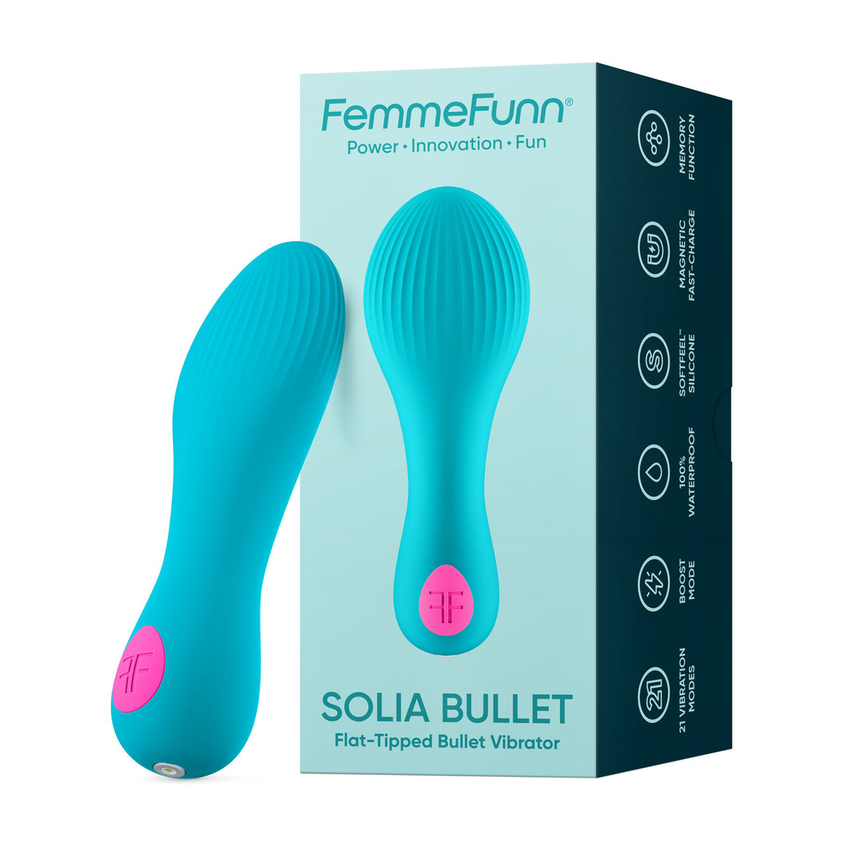 Femme Funn Solia Bullet in Turquoise