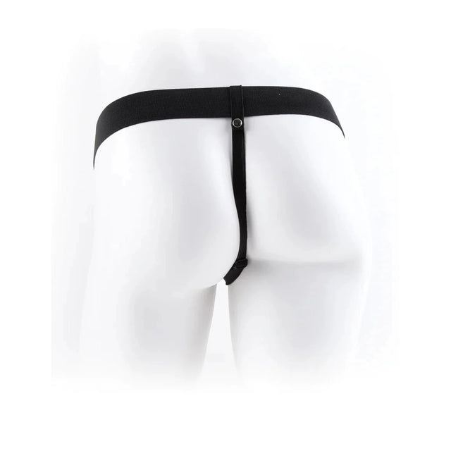 Fetish Fantasy 7 Inch Vibrating Hollow Strap-On