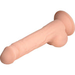 FleshStixxx Bendable Flexible Silicone Dildo with Balls