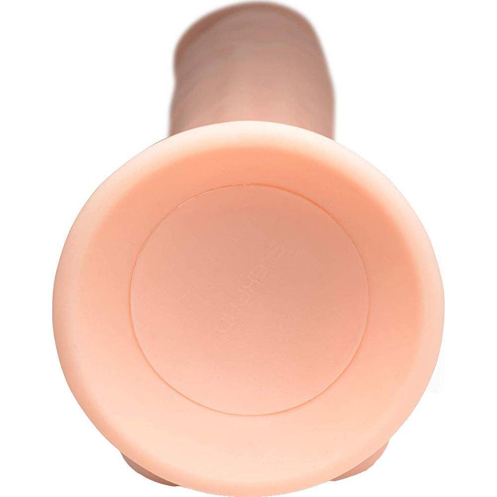 FleshStixxx Bendable Flexible Silicone Dildo with Balls