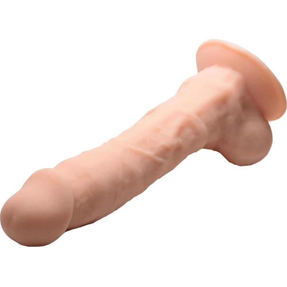 FleshStixxx Bendable Flexible Silicone Dildo with Balls