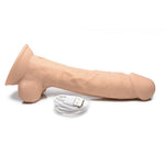 Fleshstixxx Vibrating Dual Density Silicone Dildo