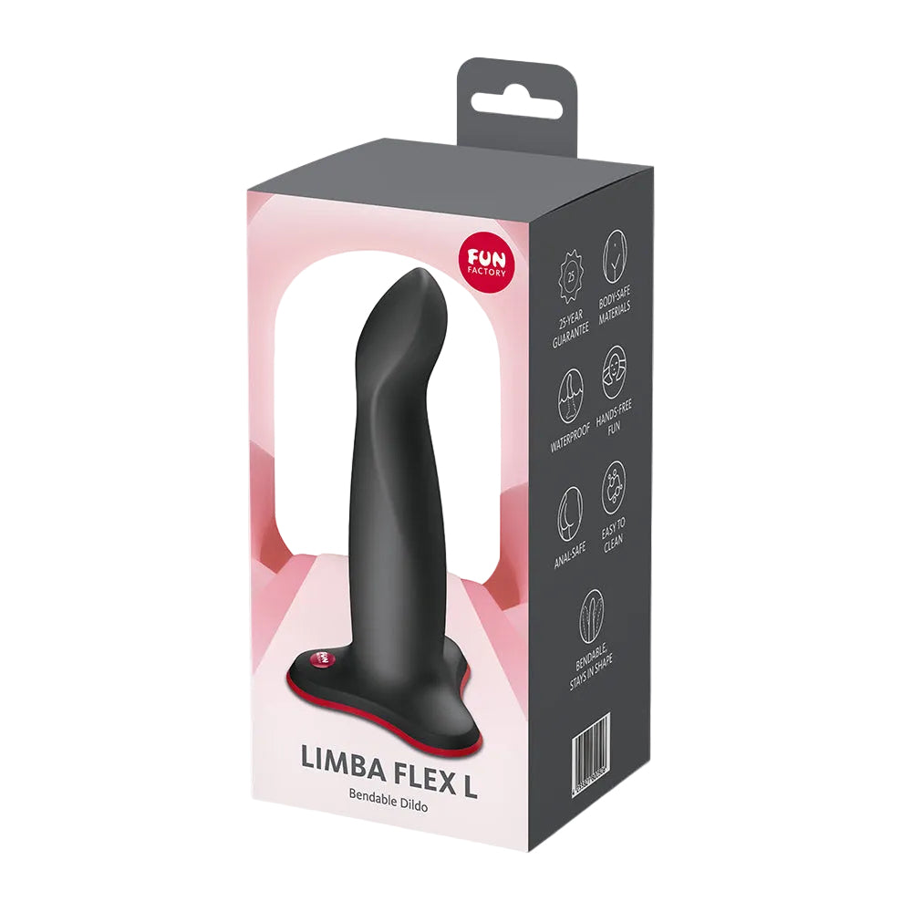 Fun Factory Limba Flex L Bendable Dildo in Black