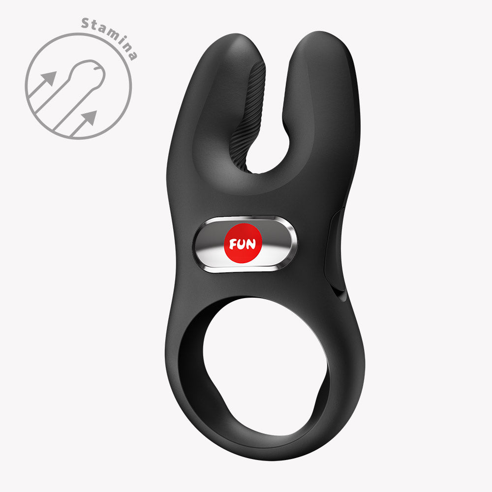 Fun Factory Nōs Vibrating Cock Ring in Black