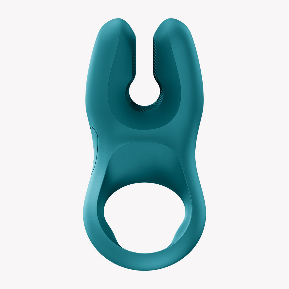 Fun Factory Nōs Vibrating Cock Ring in Bottle Green