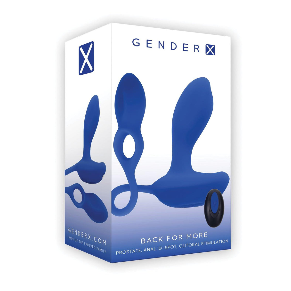 Gender X Back for More Wearable Vibrator in Blue