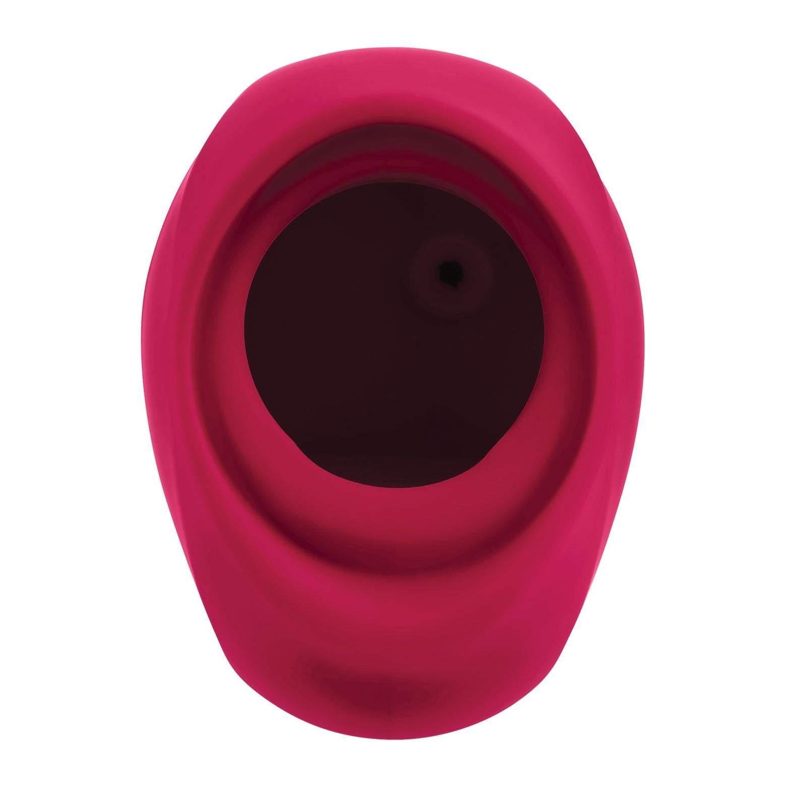 Gender X Body Kisses Vibrating Suction Massager - Red/Black