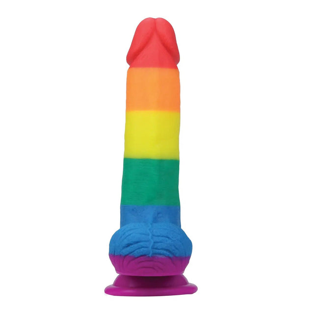 Get Lucky Real Skin 7.5 Inch Pride Dildo
