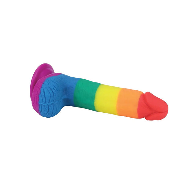 Get Lucky Real Skin 7.5 Inch Pride Dildo
