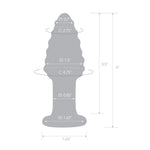 Glas 4 Inch Butt Plug Cornstar
