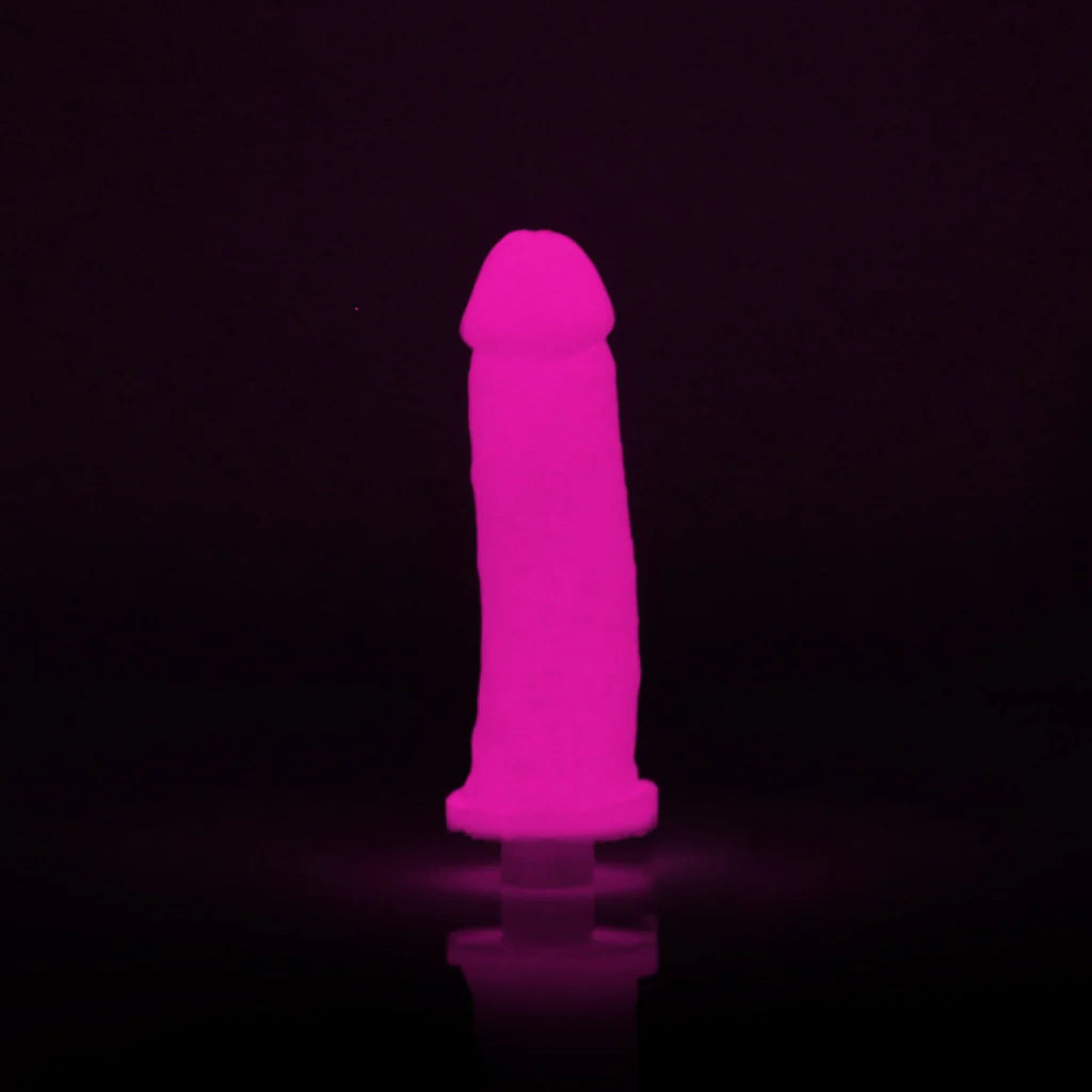 Clone-A-Willy Kit Vibrating Glow in the Dark in Hot Pink