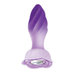 Goddess Remote Rotating Jewel Butt Plug in Purple