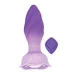 Goddess Remote Rotating Jewel Butt Plug in Purple