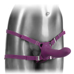 Her Royal Harness ME2 Rumble Vibrating Silicone Strap-On