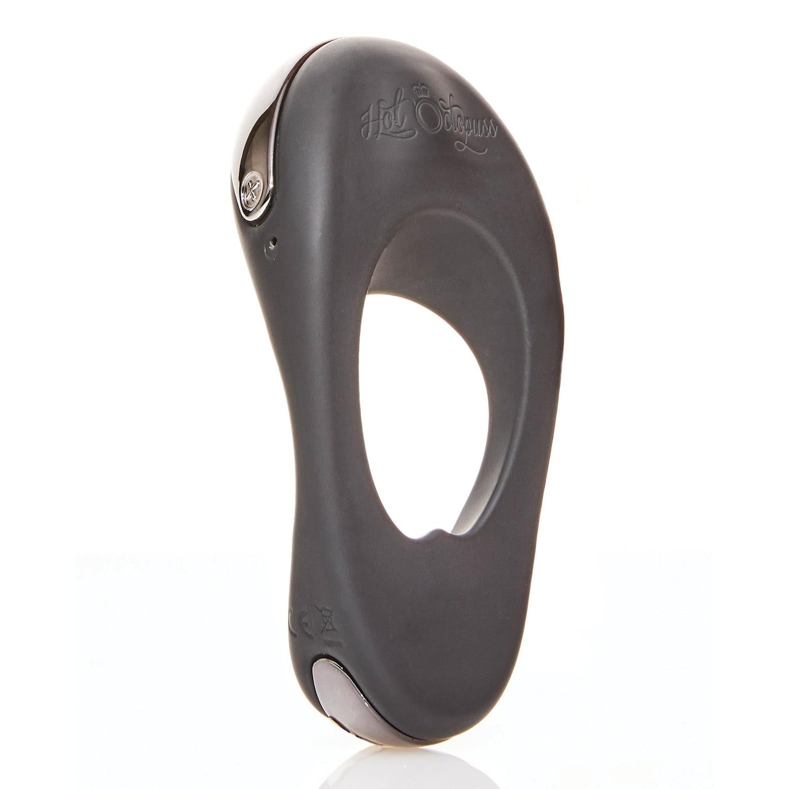 Hot Octopuss Atom Plus Vibrating Cock Ring in Black