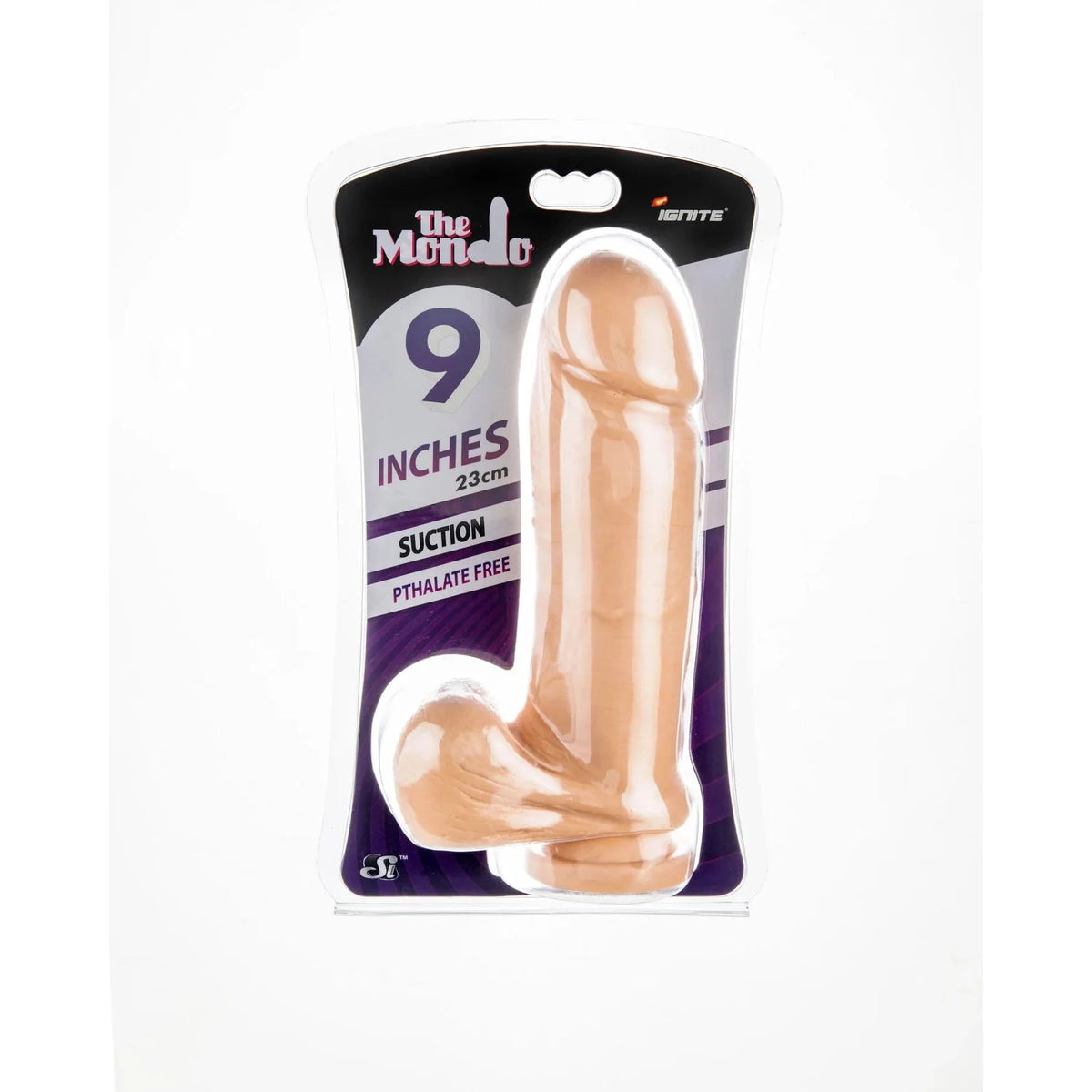 Ignite 9 Inch Realistic Strapon Dildo