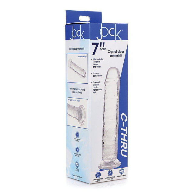 Jock C-thru 7 Inch Slim Dildo