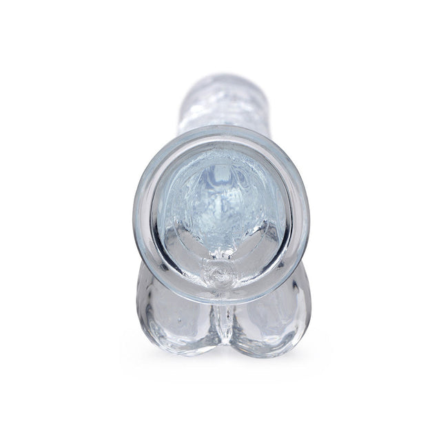 Jock C-thru 8 Inch Slim Dildo with Balls