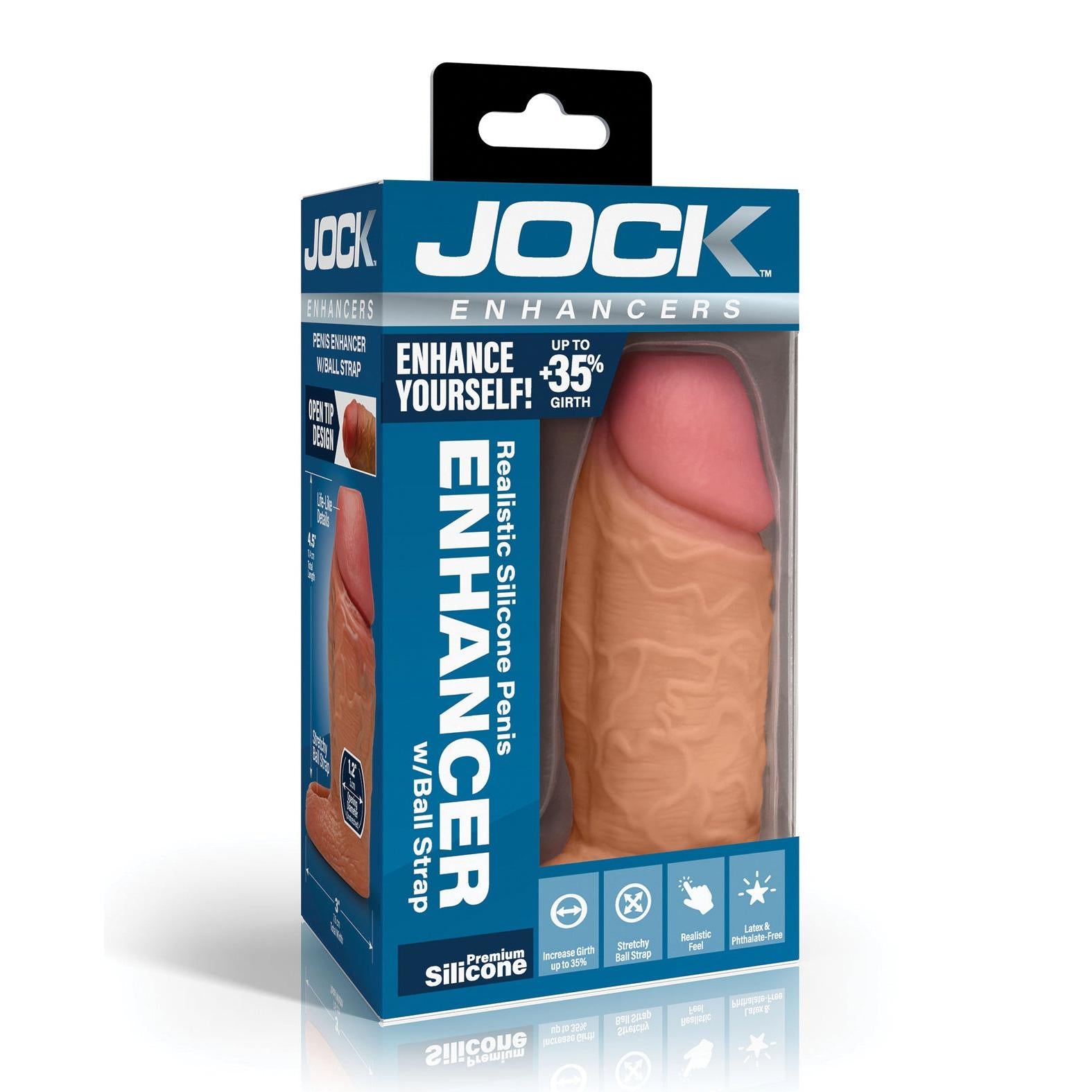 JOCK Enhancers Penis Enhancer with Ball Strap in Medium