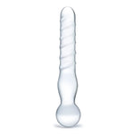 Joystick Clear Glass Dildo