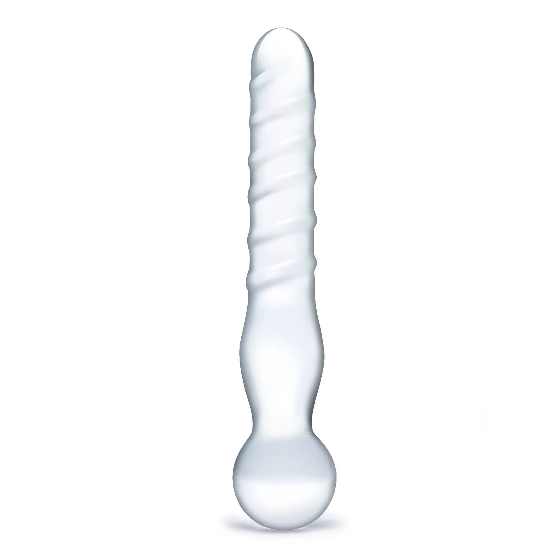 Joystick Clear Glass Dildo