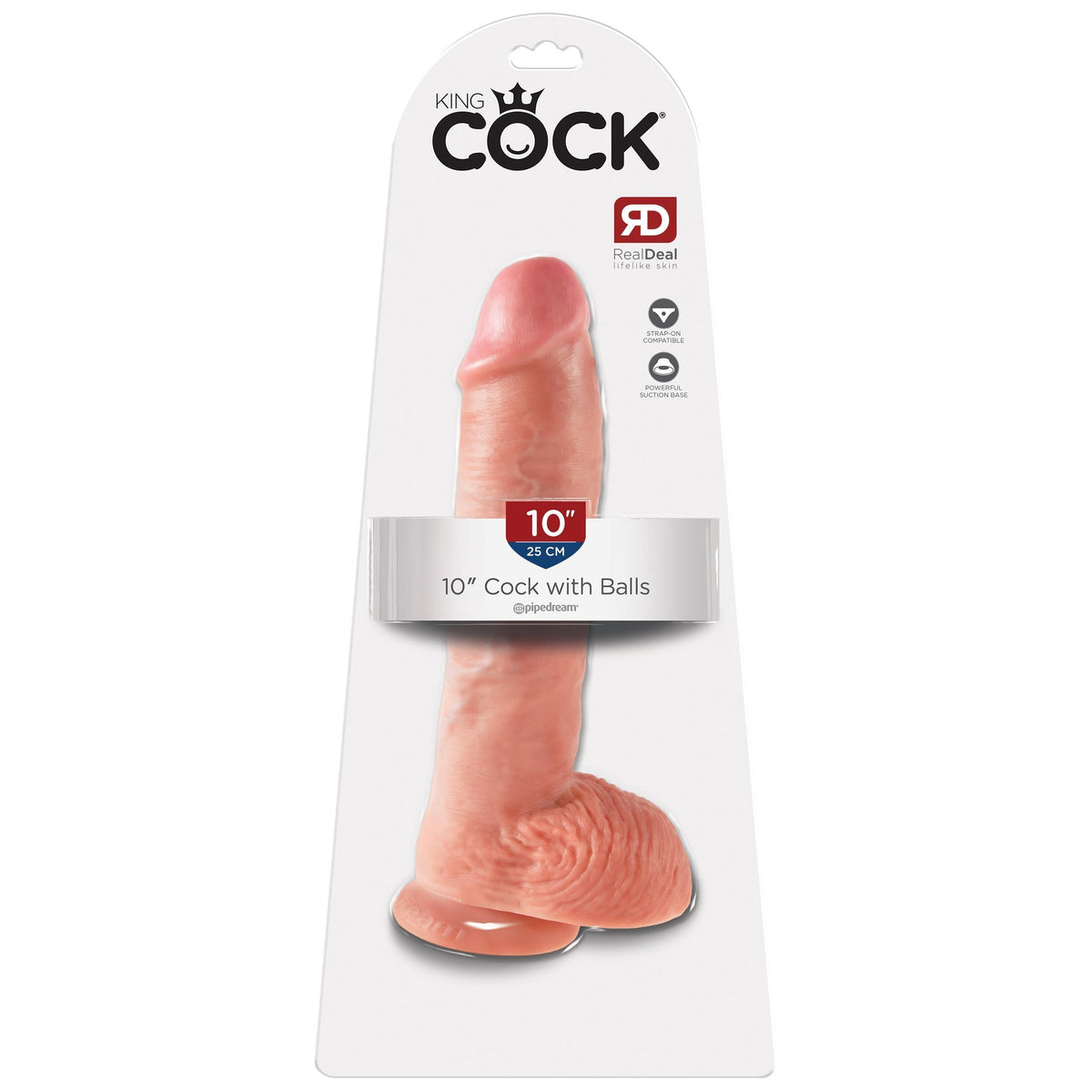 King Cock 10 Inch Realistic Dildo