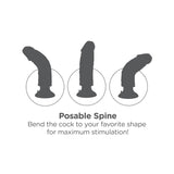 King Cock 8 Inch Vibrating Dildo