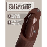 King Cock Elite 8 Inch Dual Density Silicone Dildo
