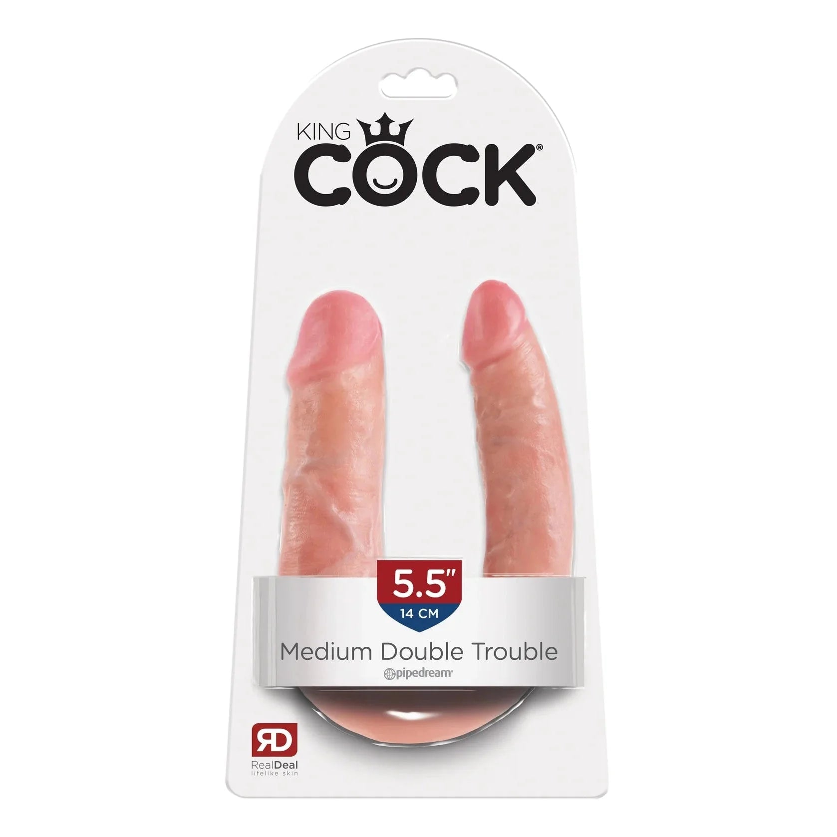 King Cock Medium Double Trouble Dildo