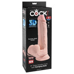 King Cock Triple Density Dildo with Swinging Balls