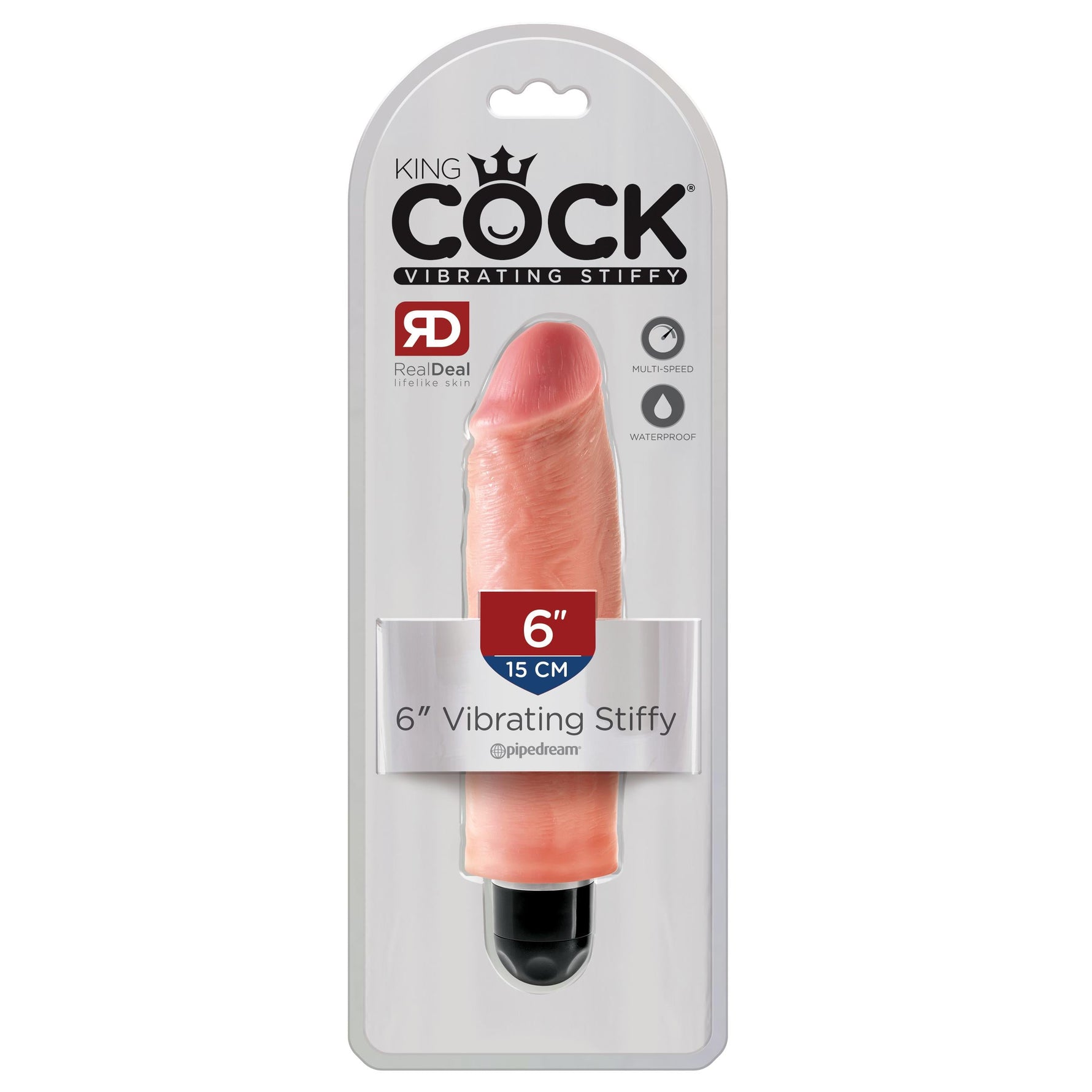 King Cock Vibrating Stiffy Dildo