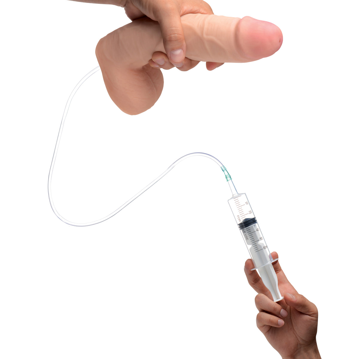 Loadz 9 Inch Realistic Dual Density Squirting Dildo