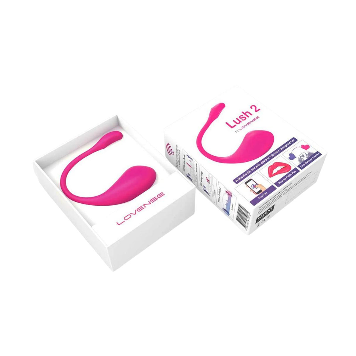 Lush Remote Lovense Lush 2.0 Bluetooth Remote Control Vibrator - HotCherry