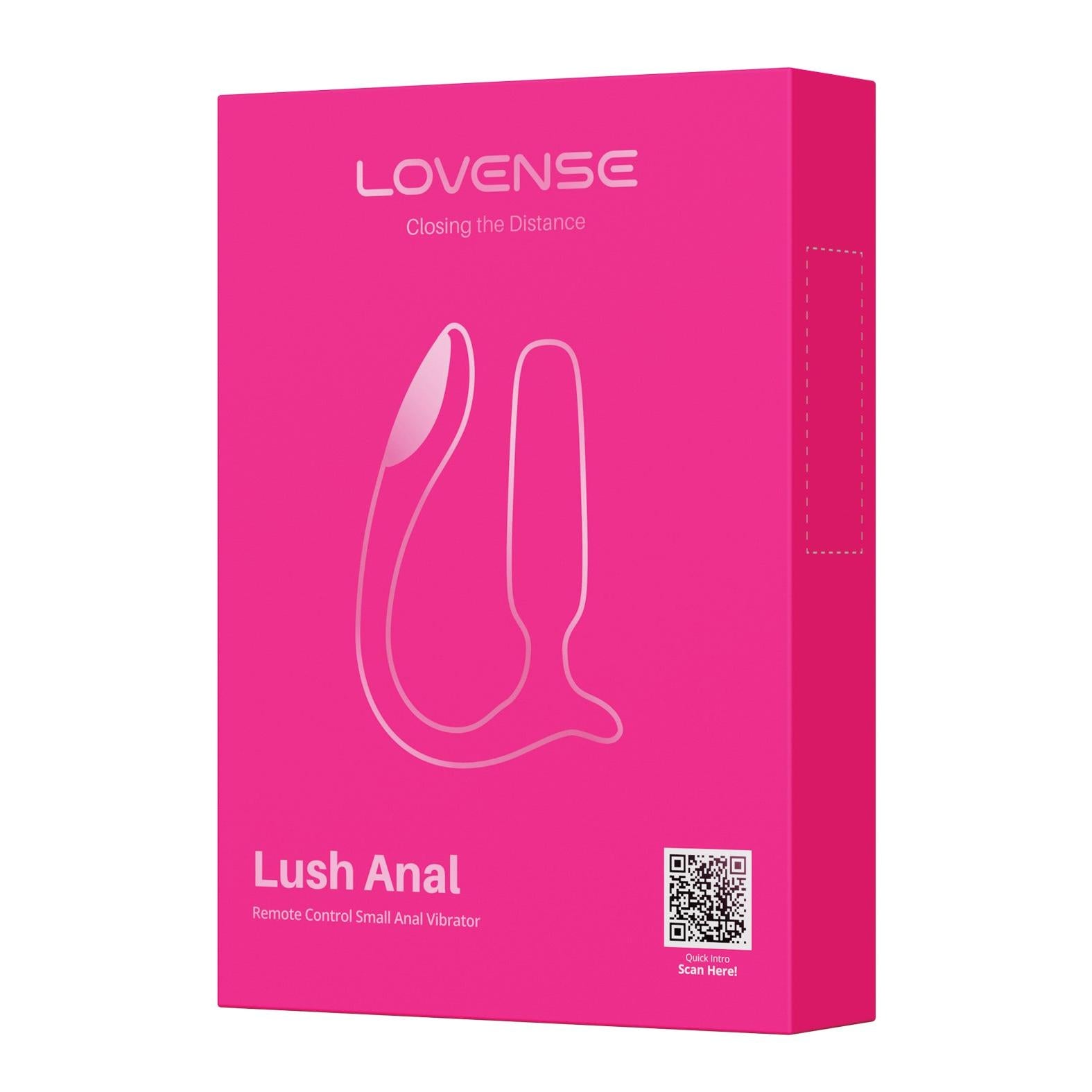 Lovense Lush Anal App-Controlled Compact Powerful Butt Plug
