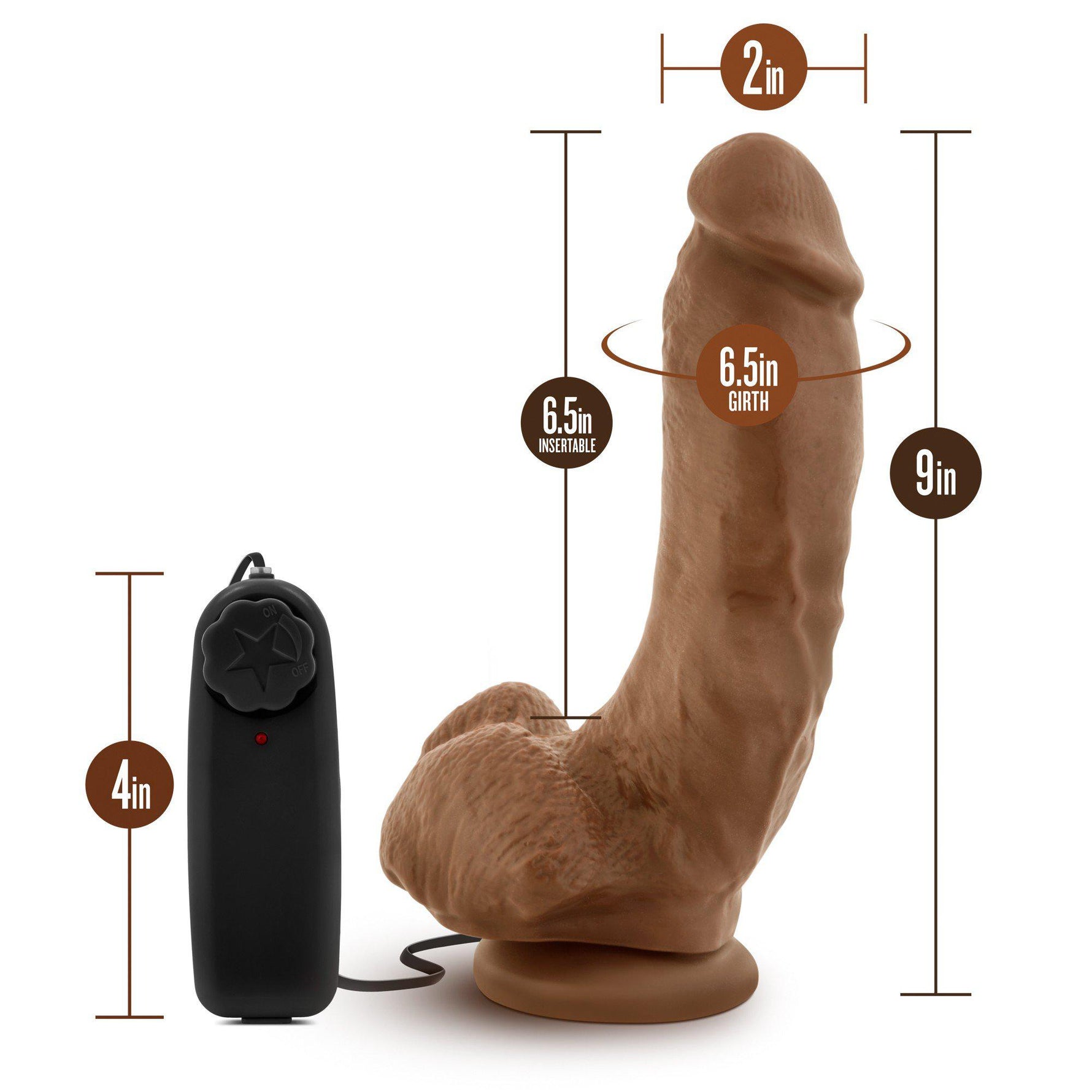 Loverboy The Boxer 9 Inch Vibrating Dildo - HotCherry Loverboy The Boxer 9 Inch Vibrating Dildo - HotCherry