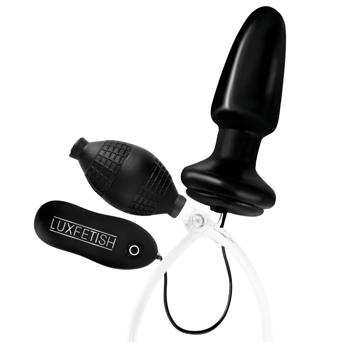 Lux Fetish 4 Inch Inflatable Vibrating Butt Plug