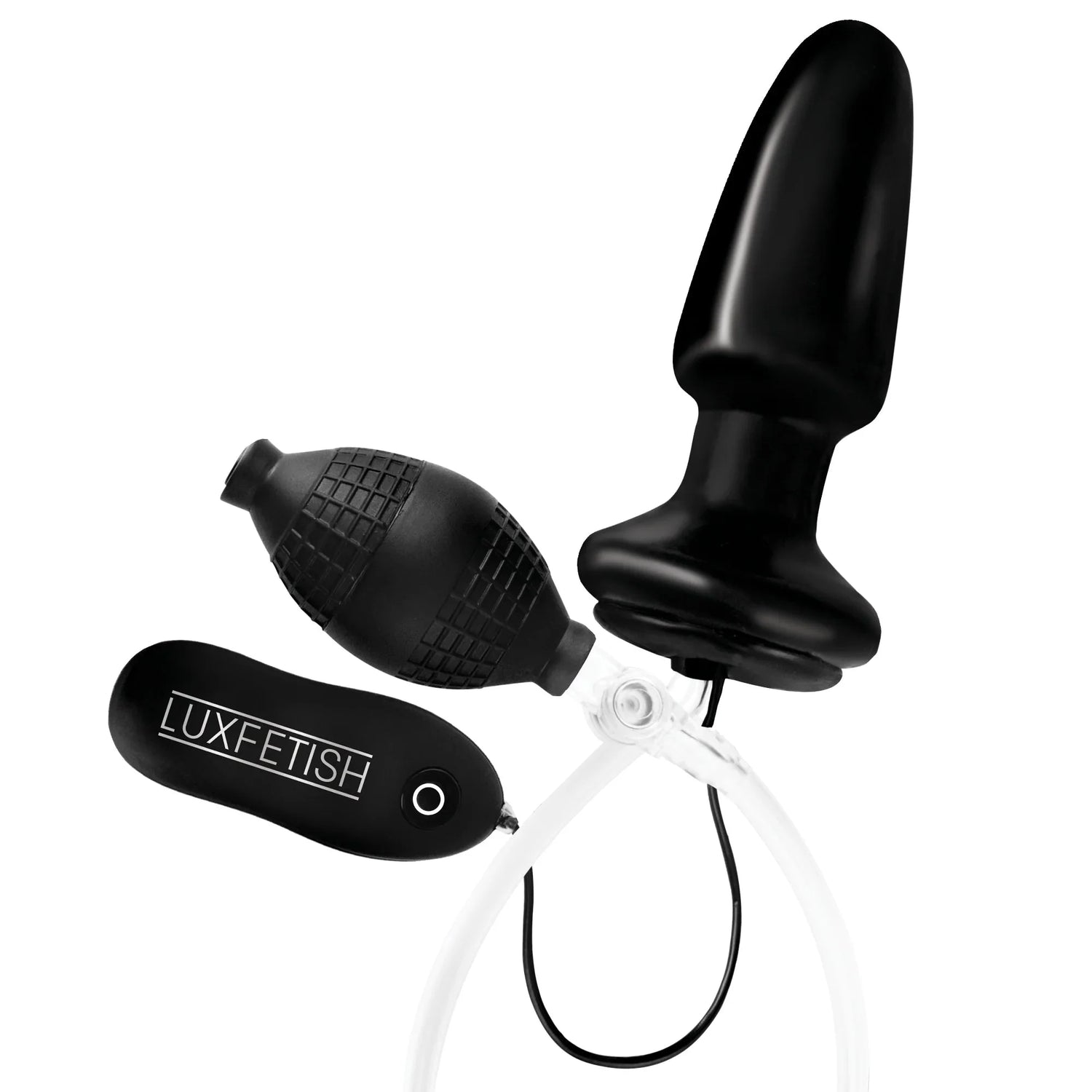 Lux Fetish 4 Inch Inflatable Vibrating Butt Plug