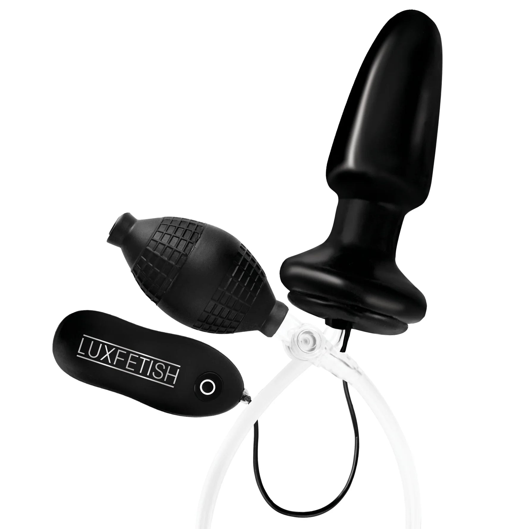Lux Fetish 4 Inch Inflatable Vibrating Butt Plug
