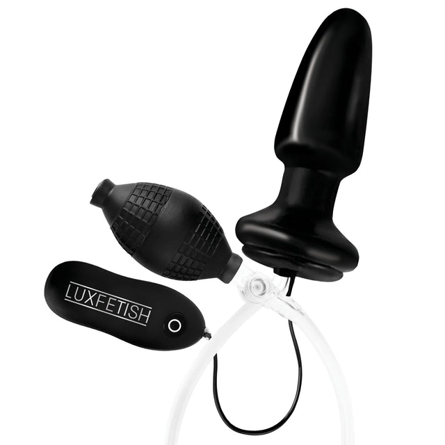 Lux Fetish 4 Inch Inflatable Vibrating Butt Plug