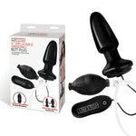 Lux Fetish 4 Inch Inflatable Vibrating Butt Plug
