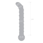 Mr. Swirly 6.5 Inch Glass Curved Dildo