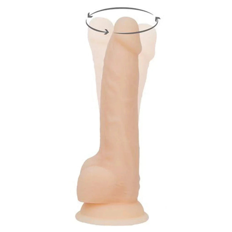 Naked Addiction 8 Inch Rotating & Vibrating Dildo