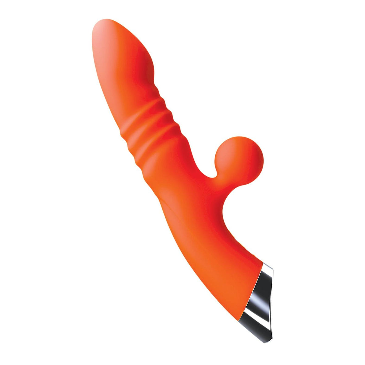 Nasstoys Intruder Thrusting Pleasure Vibe in Tangerine