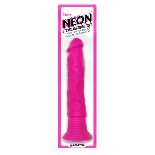 Neon Luv Touch Silicone Vibrating Suction Dildo