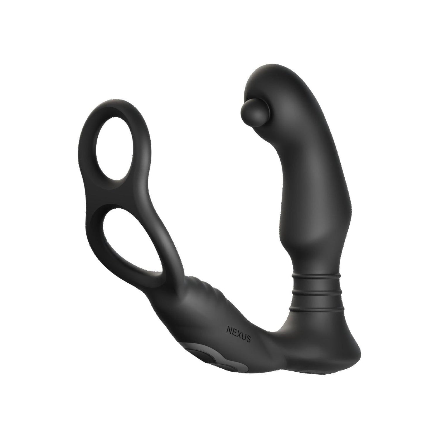 Nexus Simul8 Orbit Thumping Anal Cock and Ball Ring in Black